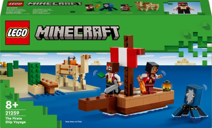 LEGO Minecraft 21259 - Piratskibets rejse