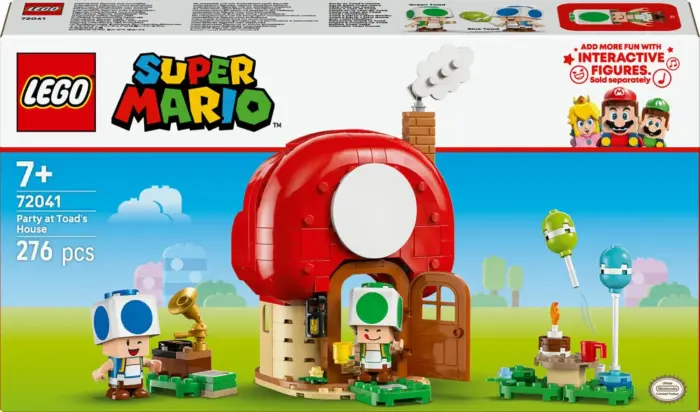 72041 LEGO Super Mario Fest i Toads hus